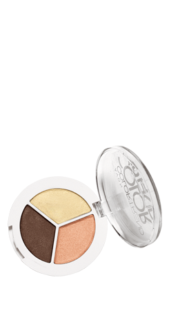 Trio de Sombras Avon Cor Chocolate Kiss - Tom Marrom Bege Ro