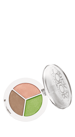 Trio de Sombras Avon Cor Energia - Tom Verde Marrom Bege